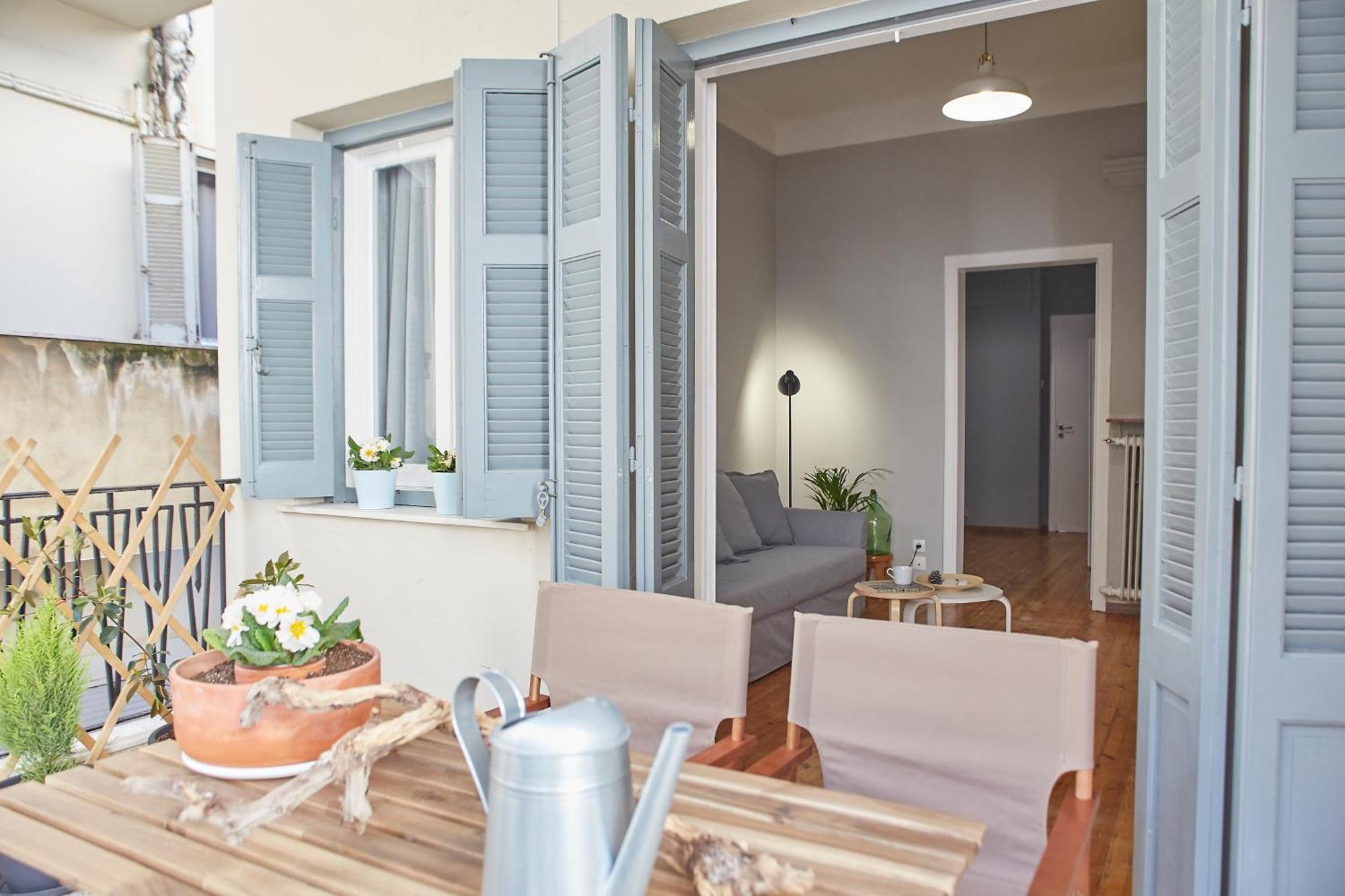 Bright Bright B Central Apartment With Balcony 塞萨洛尼基 外观 照片